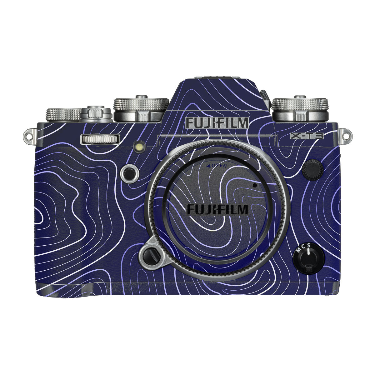 Deep Blue Contour FujiFilm X-T3 Camera Skin