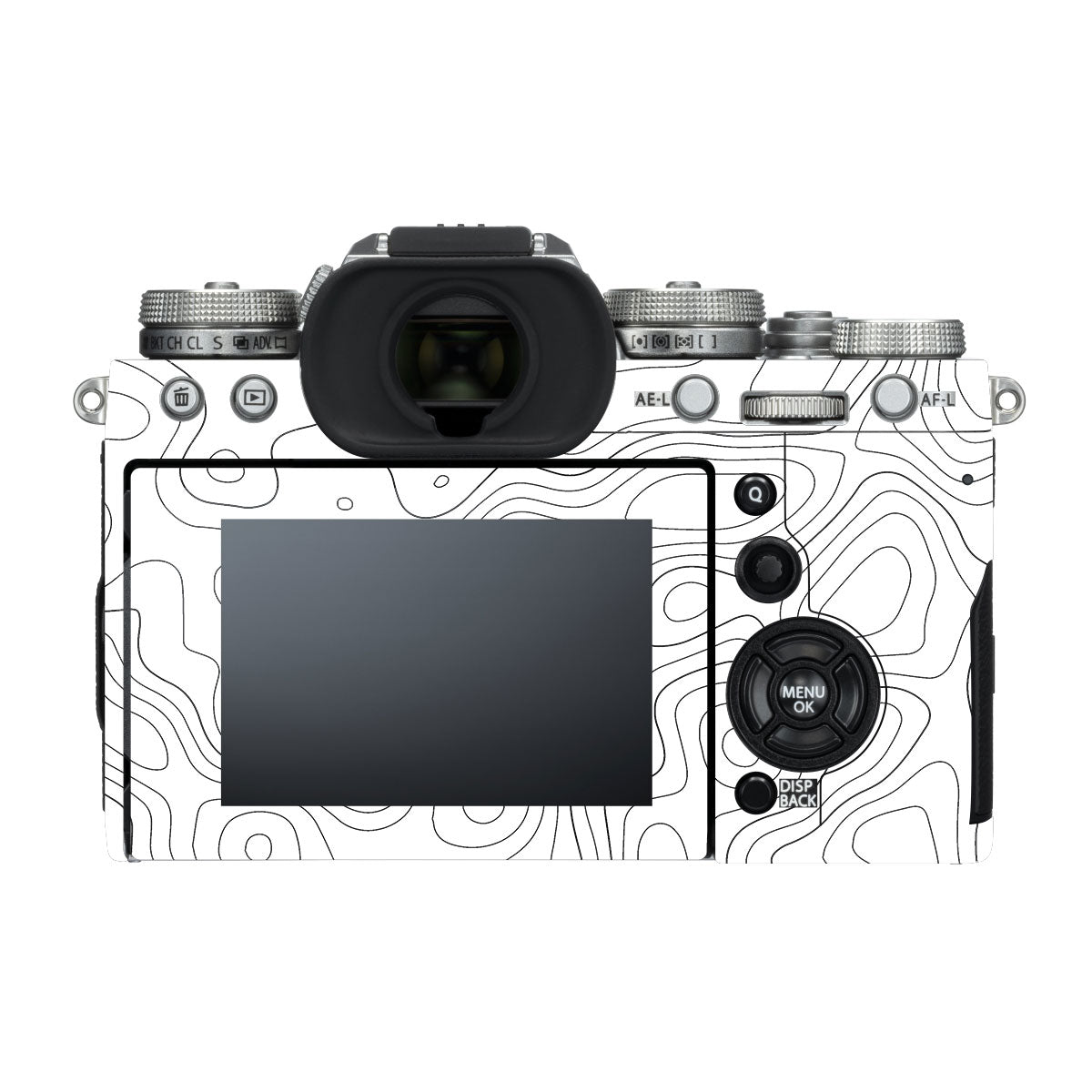 White Contour Design FujiFilm X-T3 Camera Skin