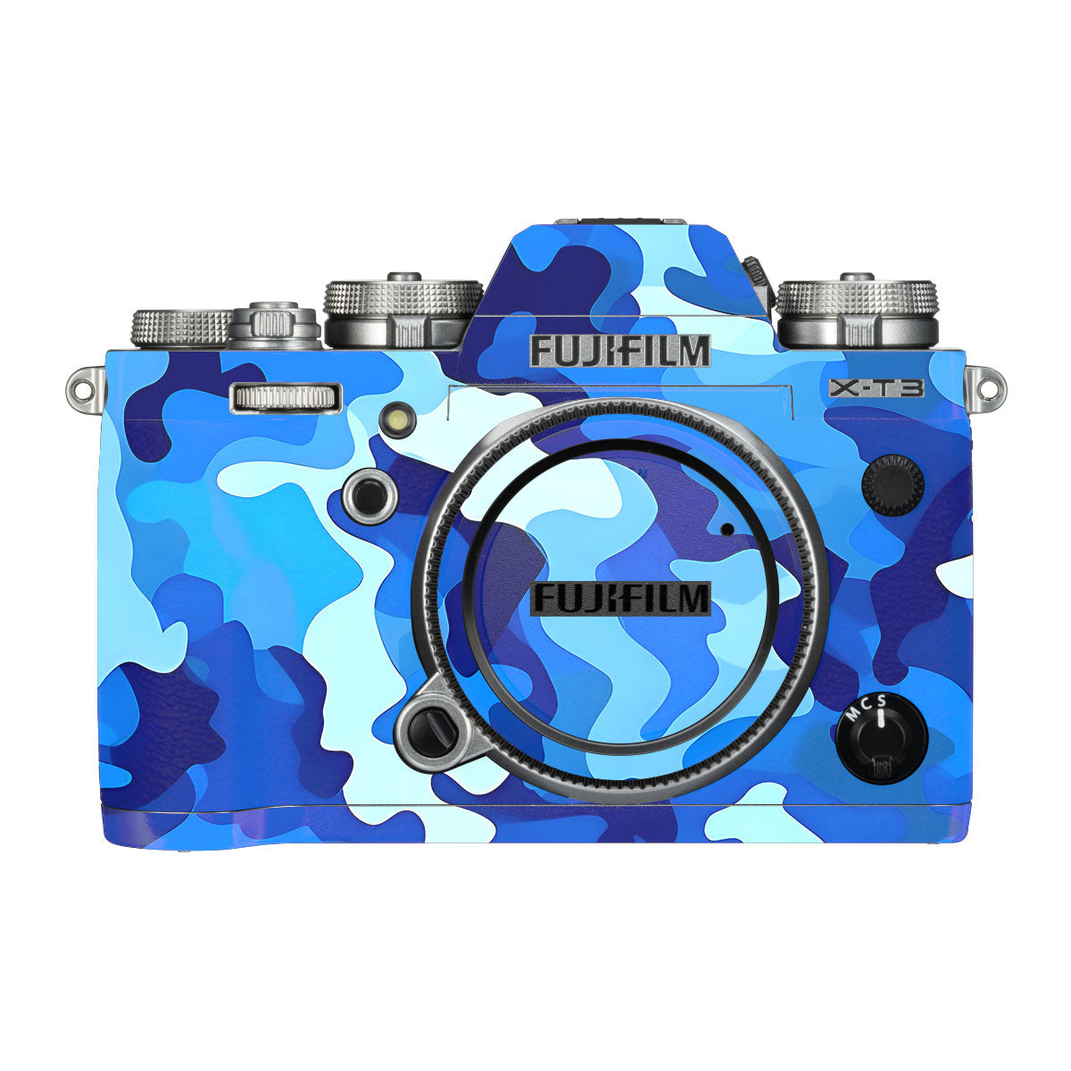Arctic Blue Camo Pattern FujiFilm X-T3 Camera Skin