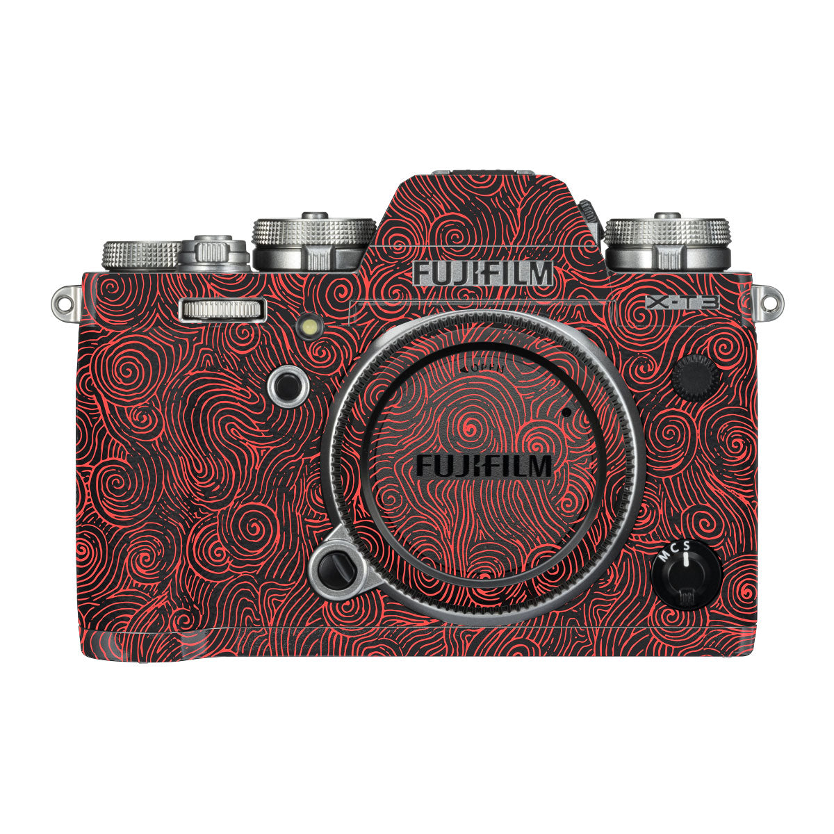 Yellow Spirals FujiFilm X-T3 Camera Skin