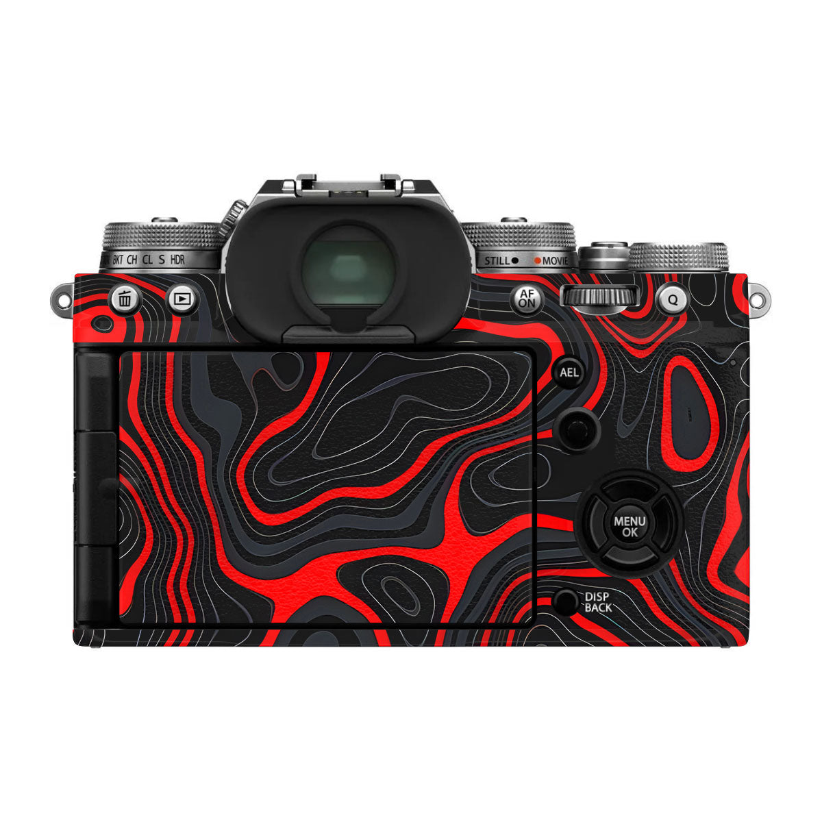 Crimson Waves FujiFilm X-T4 Camera Skin