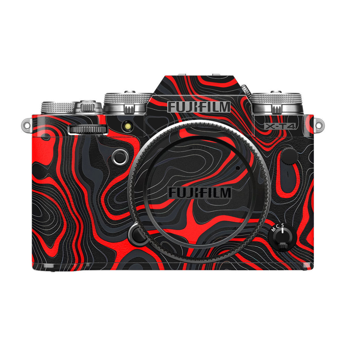Crimson Waves FujiFilm X-T4 Camera Skin