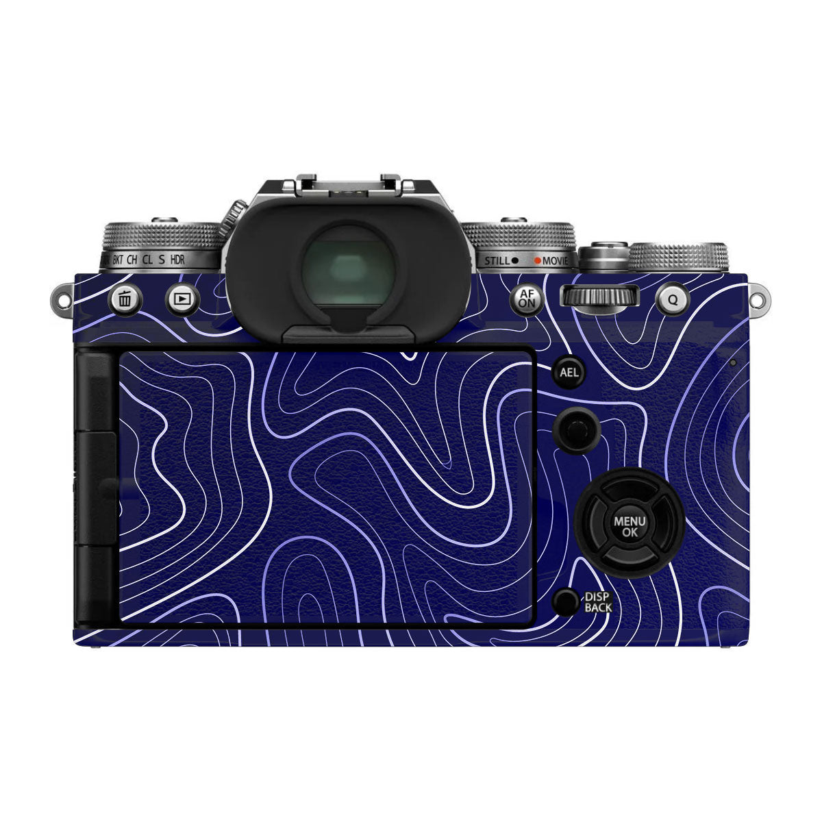 Deep Blue Contour FujiFilm X-T4 Camera Skin