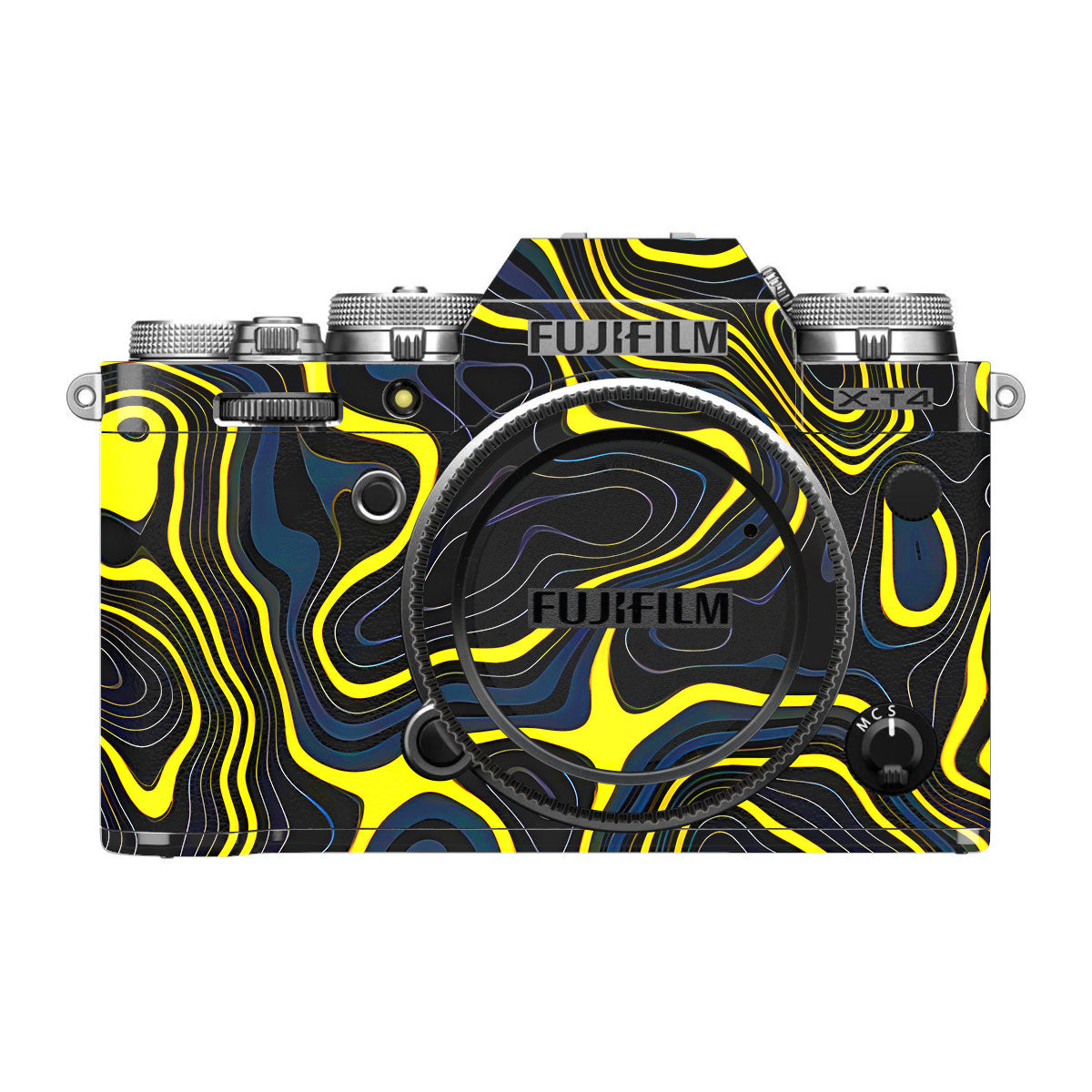 Neon Lava Contours FujiFilm X-T4 Camera Skin