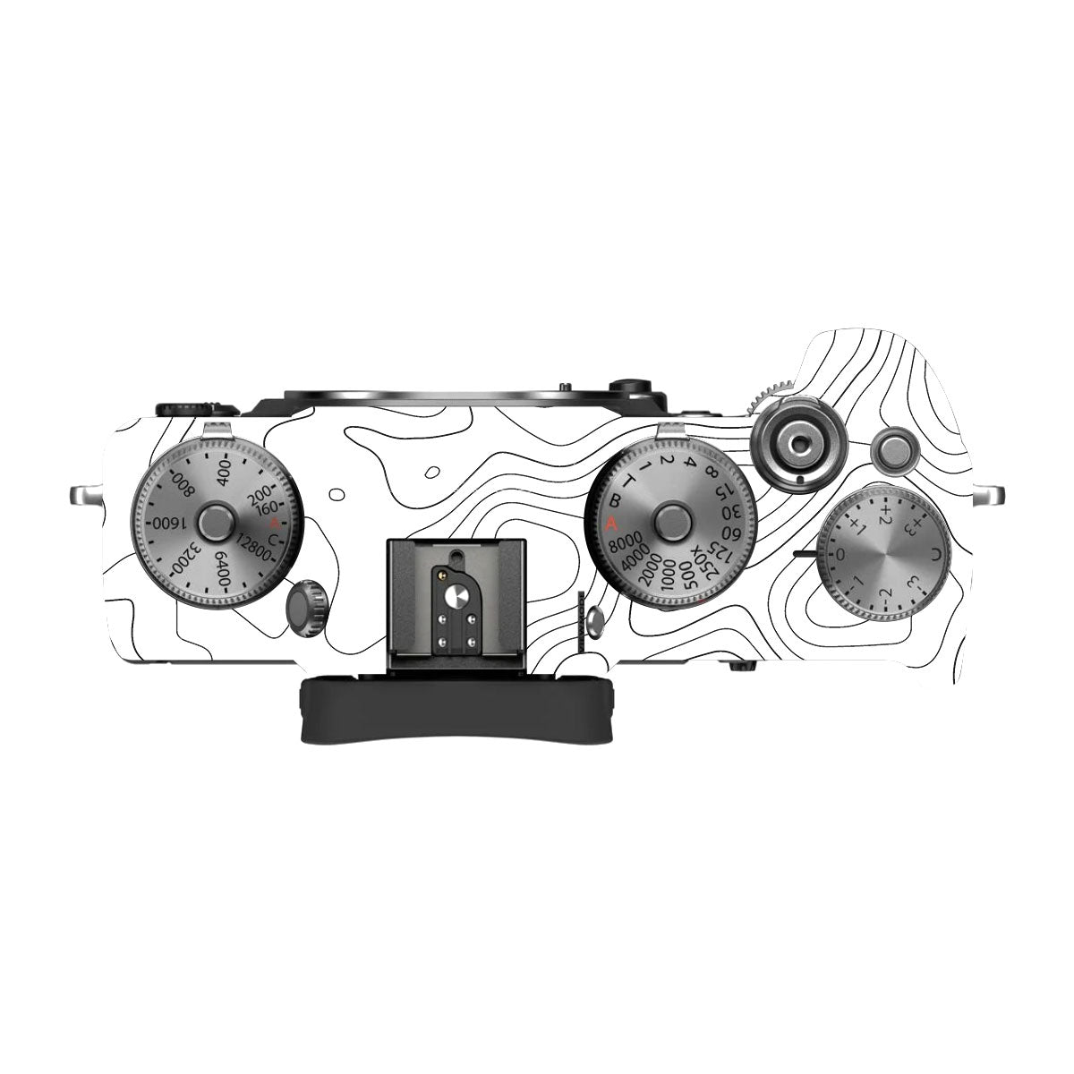 White Contour Design FujiFilm X-T4 Camera Skin