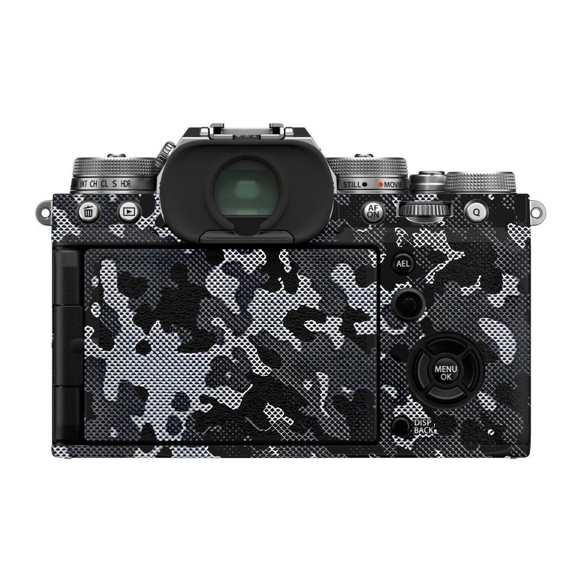 Stealth Grey Camo FujiFilm X-T4 Camera Skin