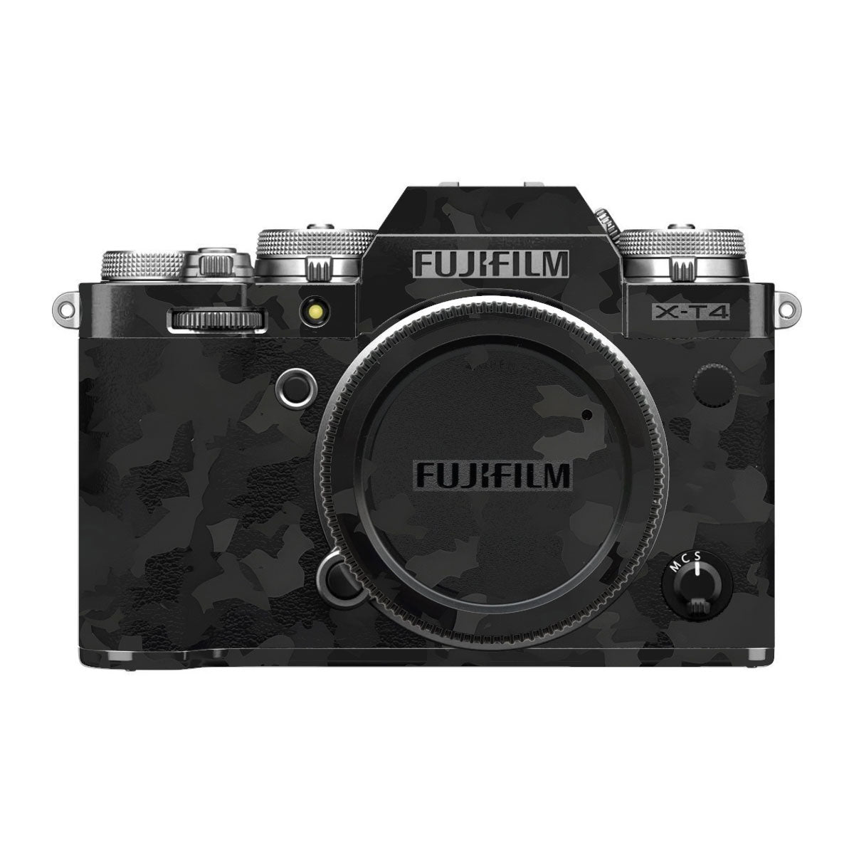 Cyan Blue to Black Gradient FujiFilm X-T4 Camera Skin
