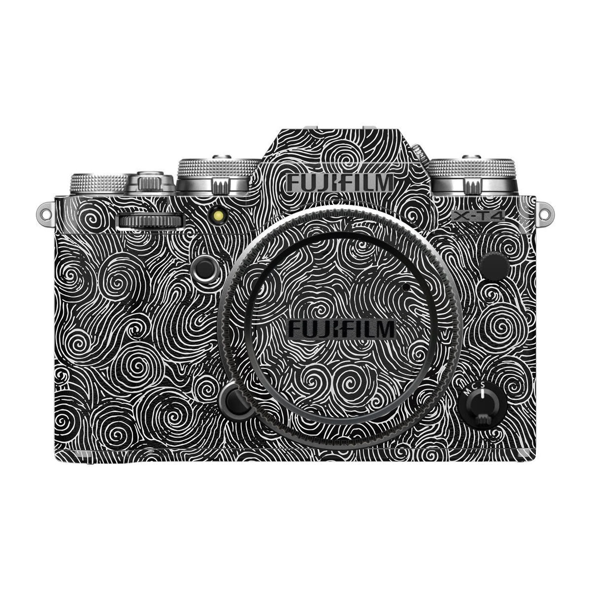 Red Spirals FujiFilm X-T4 Camera Skin