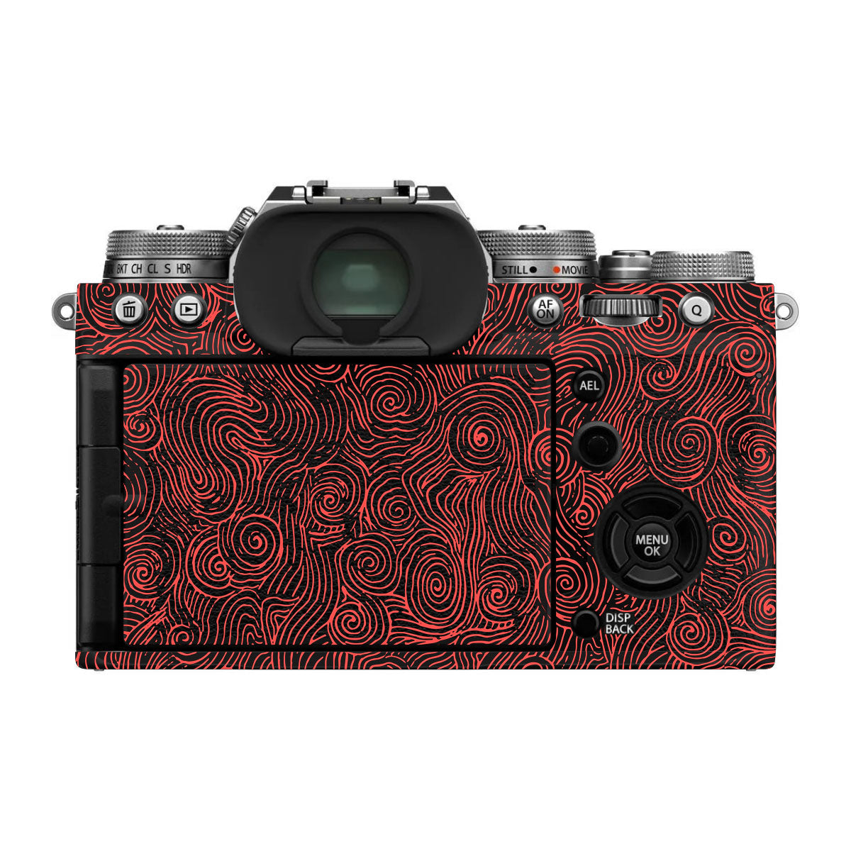 Yellow Spirals FujiFilm X-T4 Camera Skin