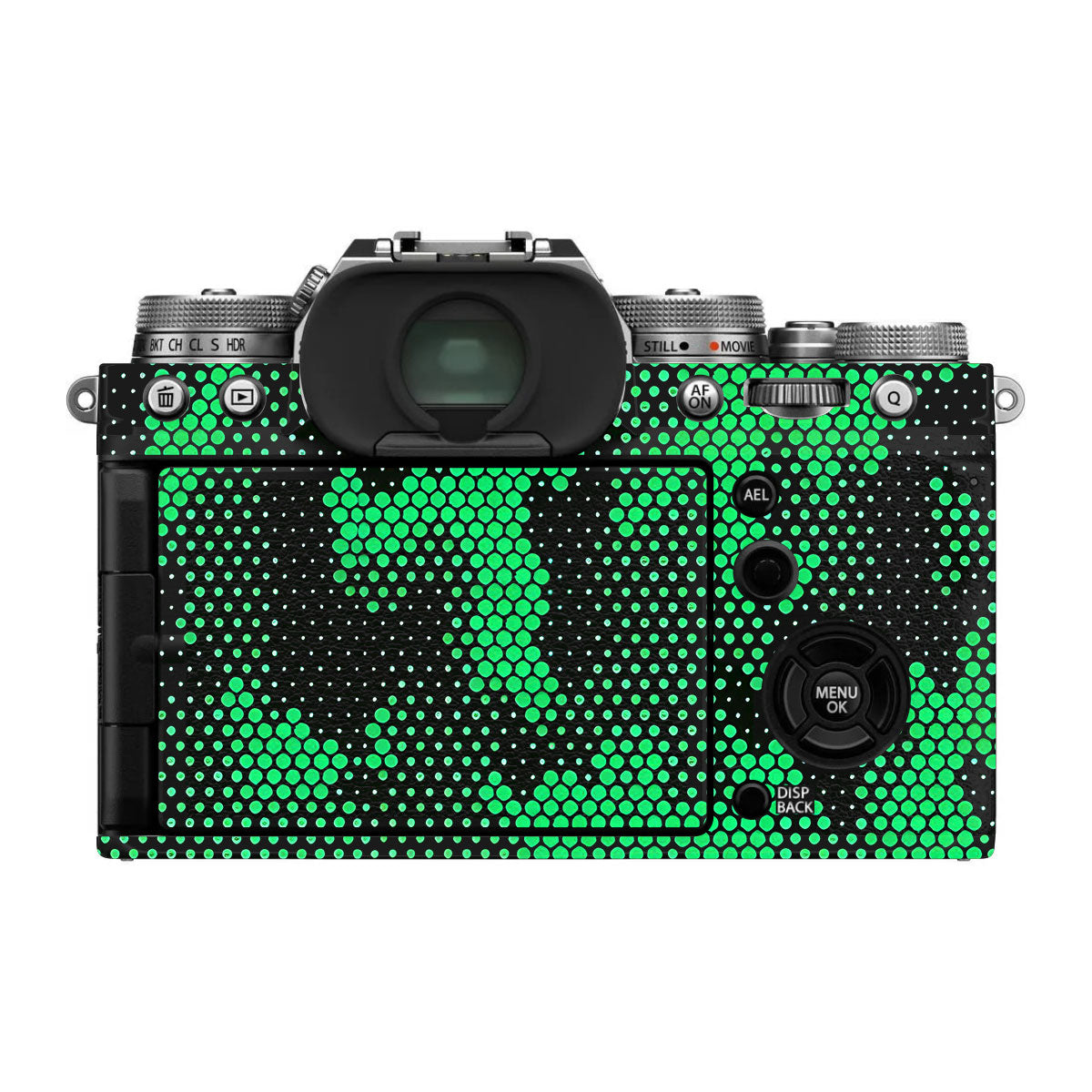 Grey Black Pixel FujiFilm X-T4 Camera Skin