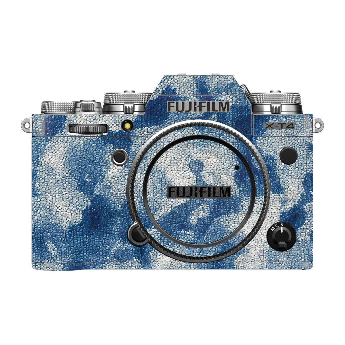 Topographic Map Pattern FujiFilm X-T4 Camera Skin