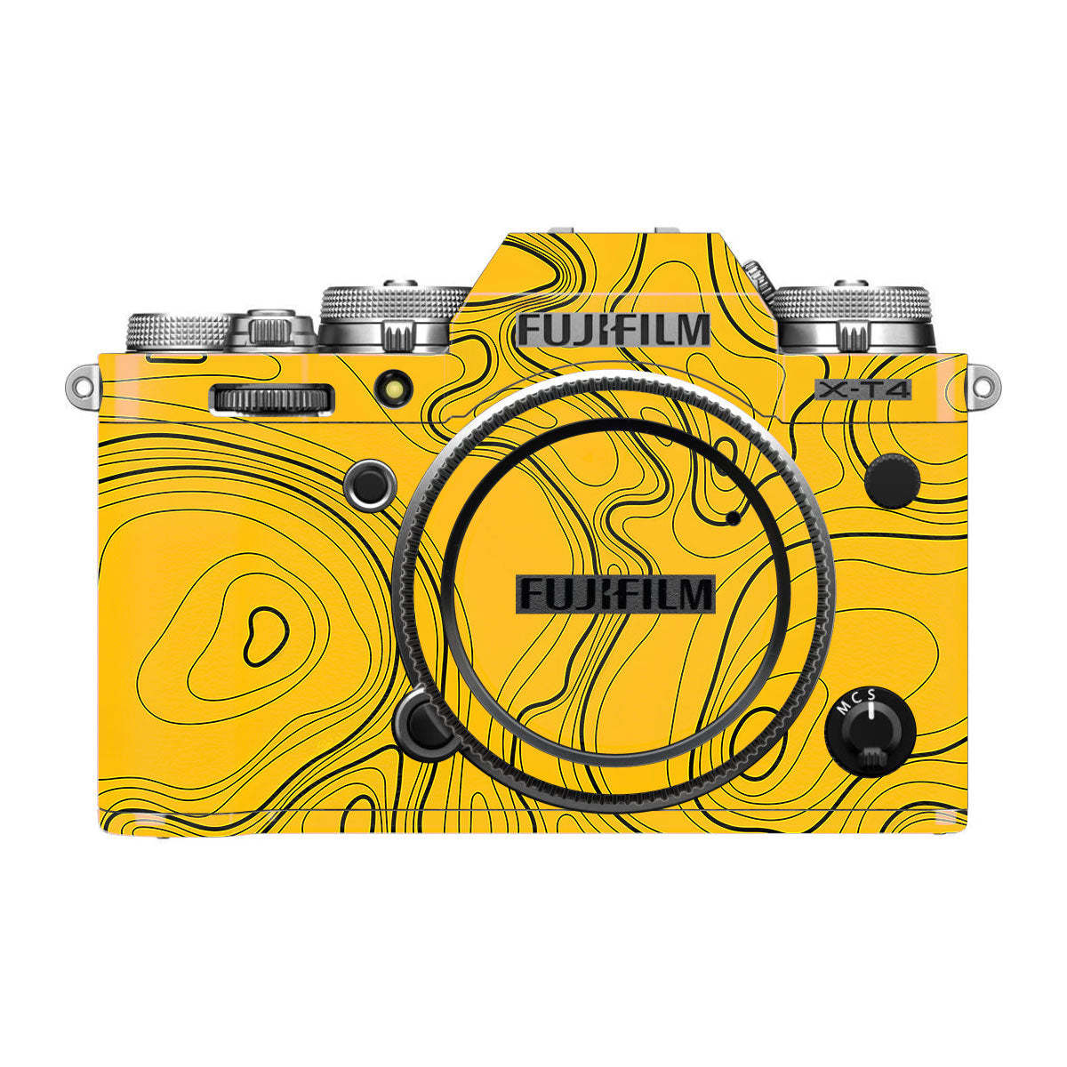 Red Neural Grid FujiFilm X-T4 Camera Skin