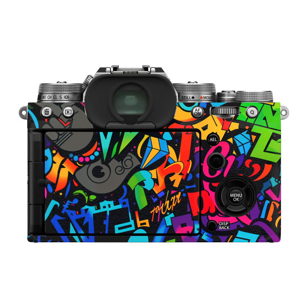 Electric Gold Veins FujiFilm X-T4 Camera Skin
