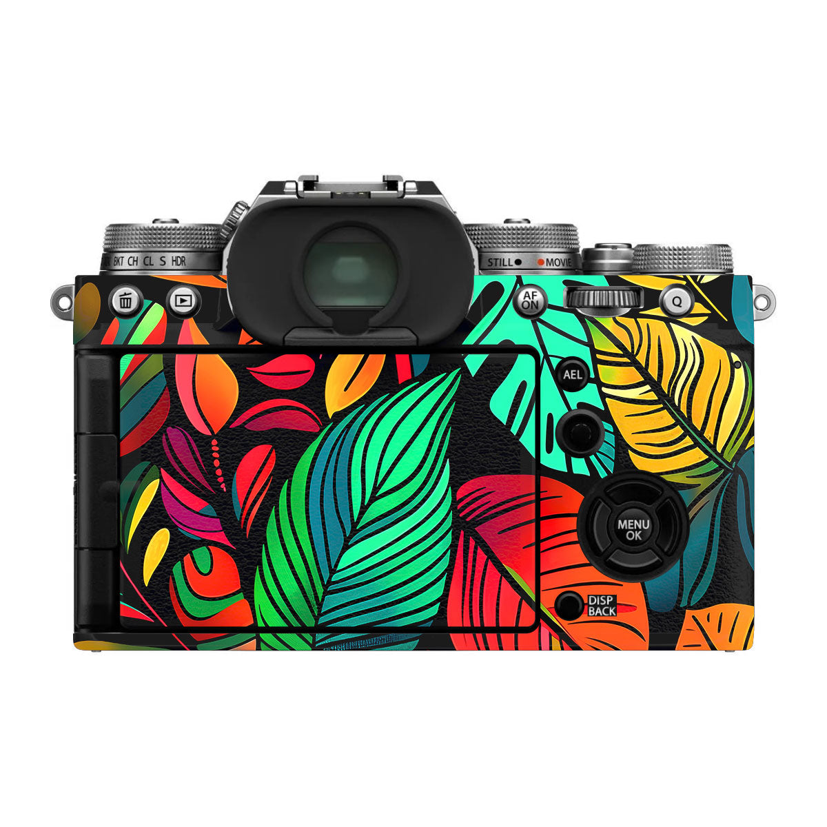 Psychedelic Color Swirl FujiFilm X-T4 Camera Skin