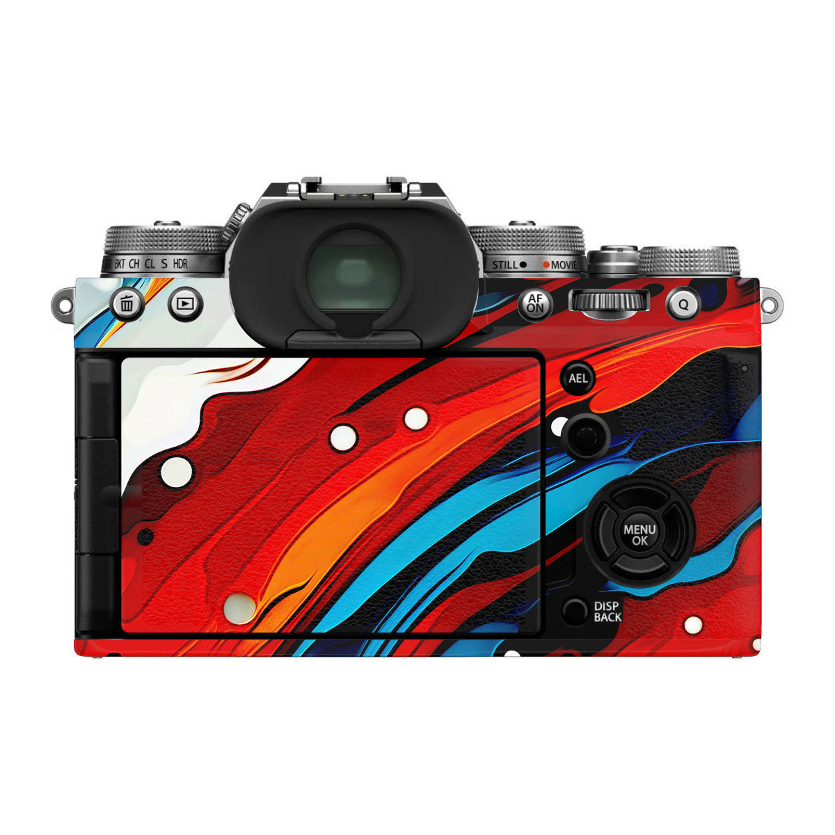 Minimal Yellow Wave FujiFilm X-T4 Camera Skin