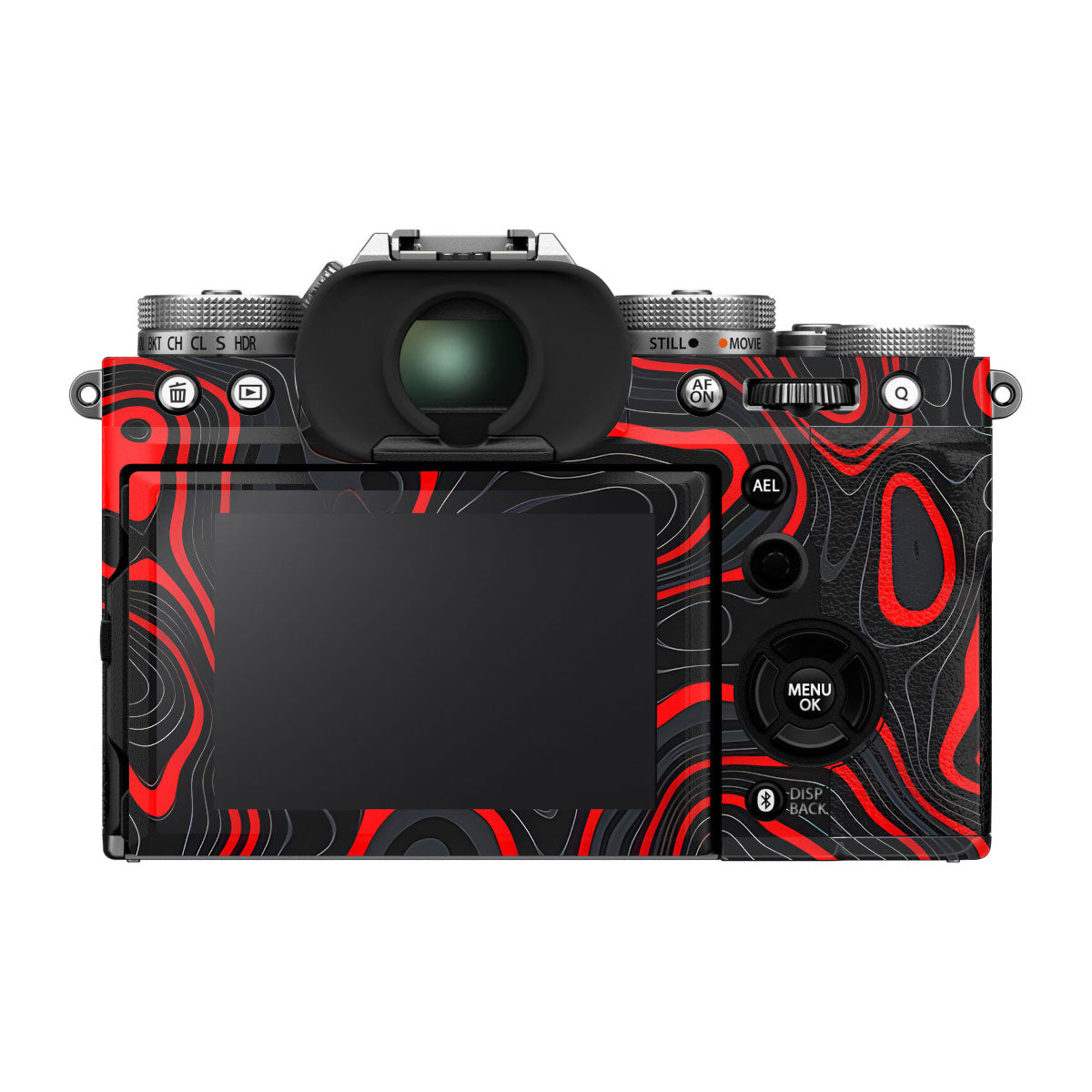 Crimson Waves FujiFilm X-T5 Camera Skin
