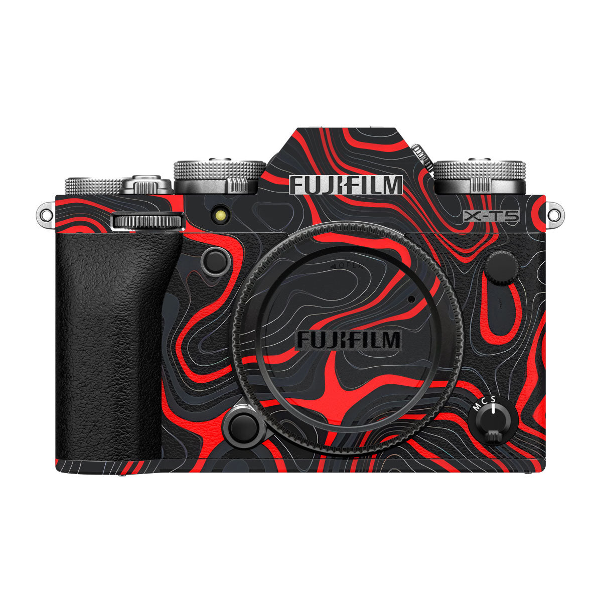 Crimson Waves FujiFilm X-T5 Camera Skin