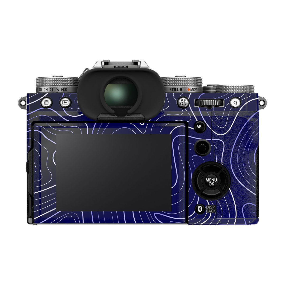 Deep Blue Contour FujiFilm X-T5 Camera Skin