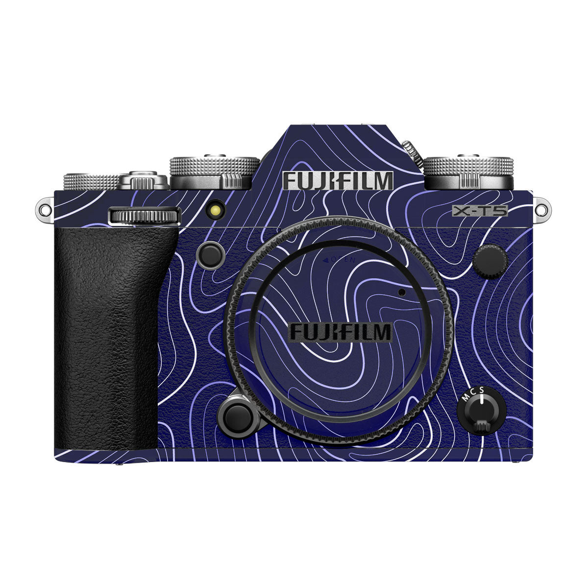 Deep Blue Contour FujiFilm X-T5 Camera Skin