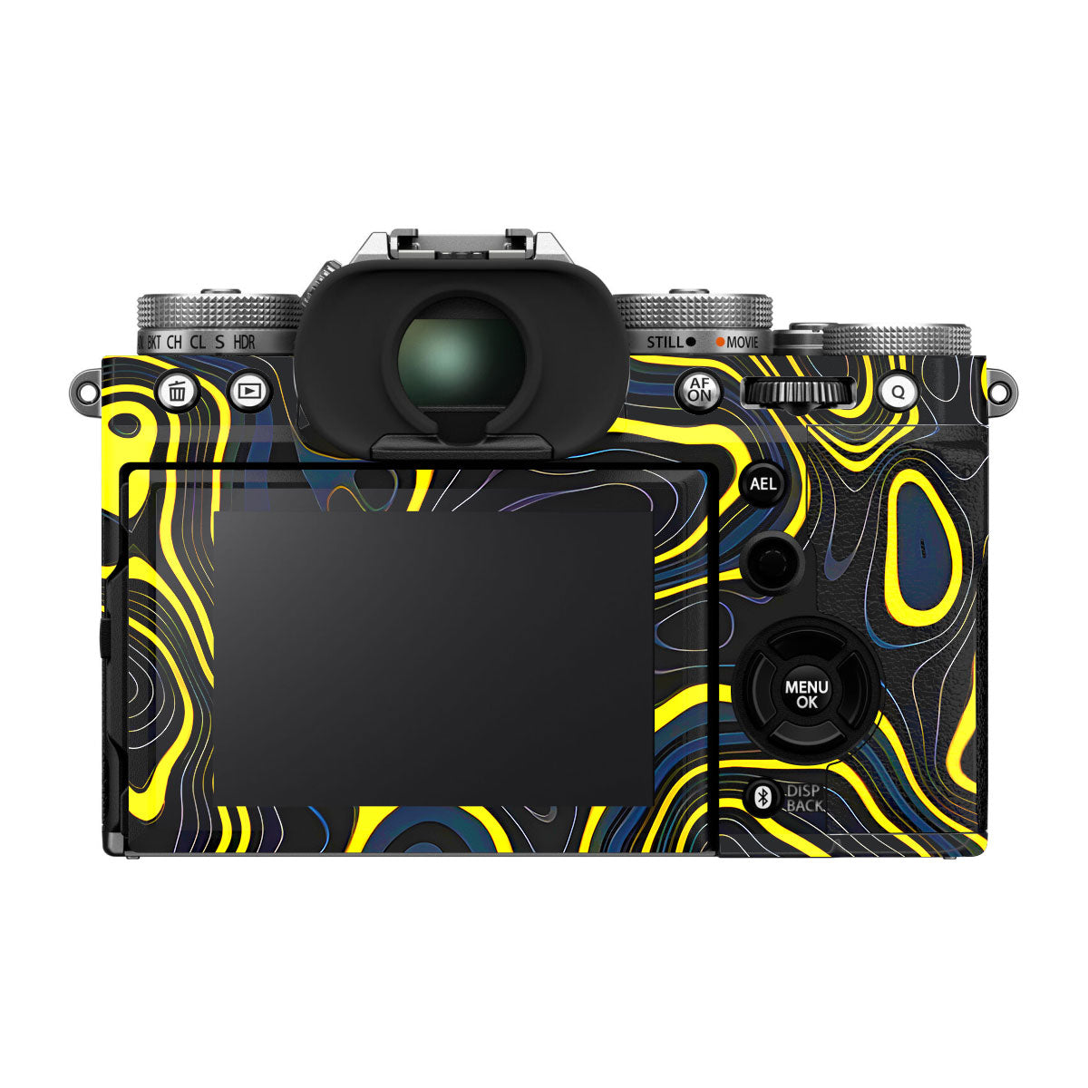 Neon Lava Contours FujiFilm X-T5 Camera Skin