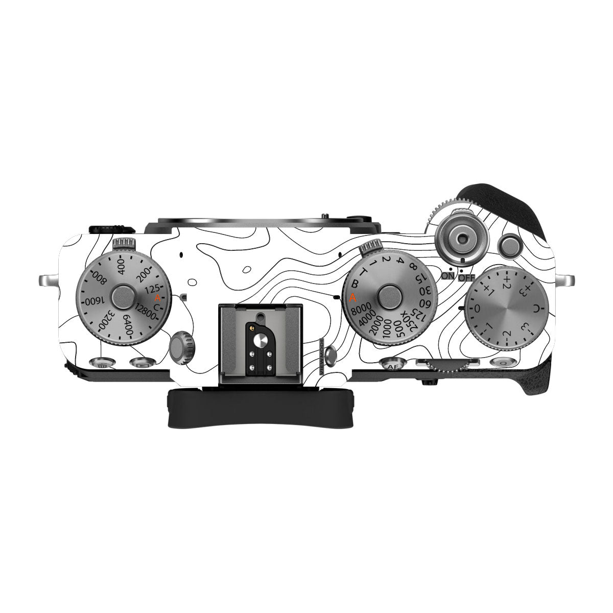 White Contour Design FujiFilm X-T5 Camera Skin