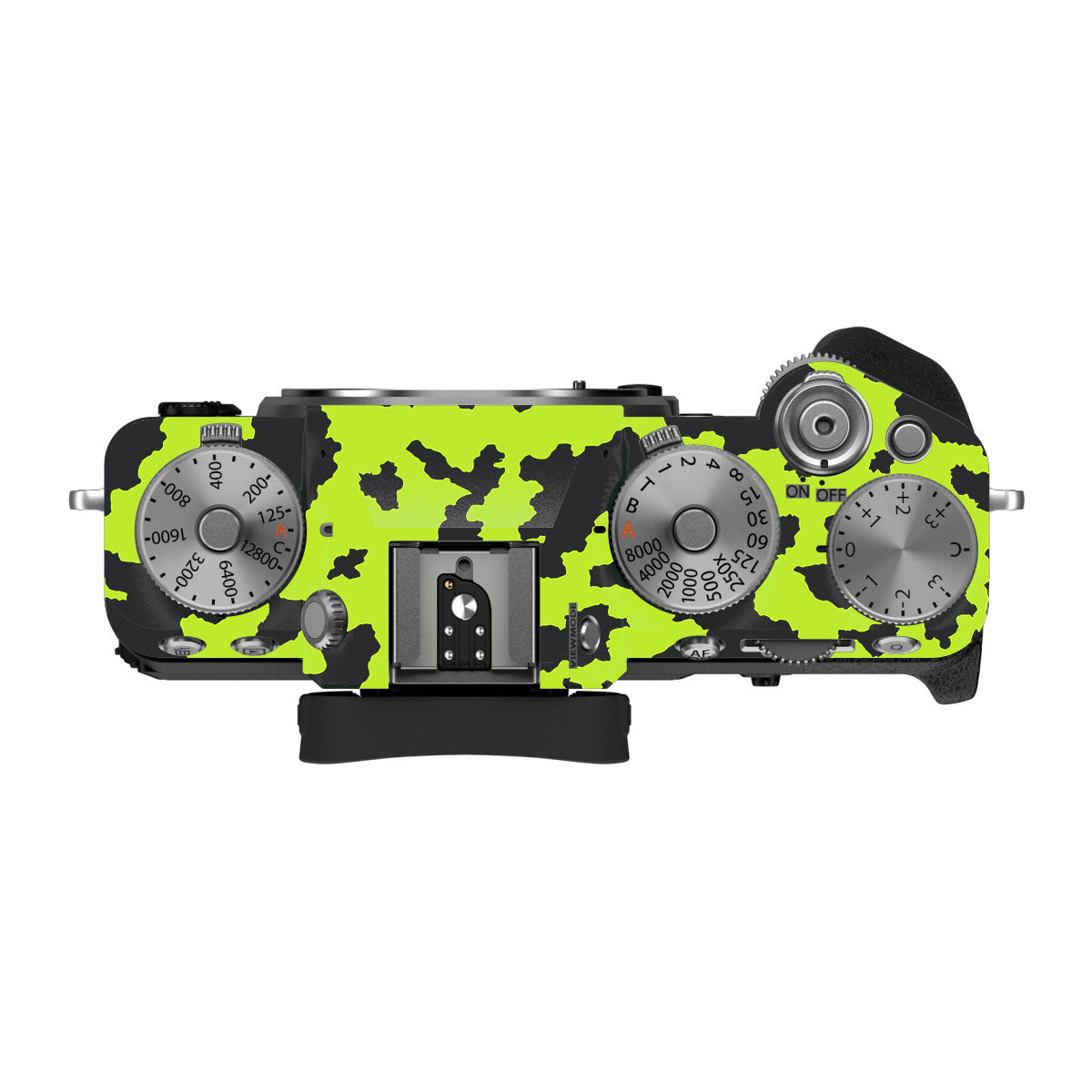 Neon Green Splatter FujiFilm X-T5 Camera Skin