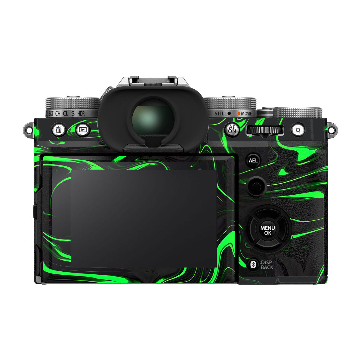Green Liquid Pattern FujiFilm X-T5 Camera Skin