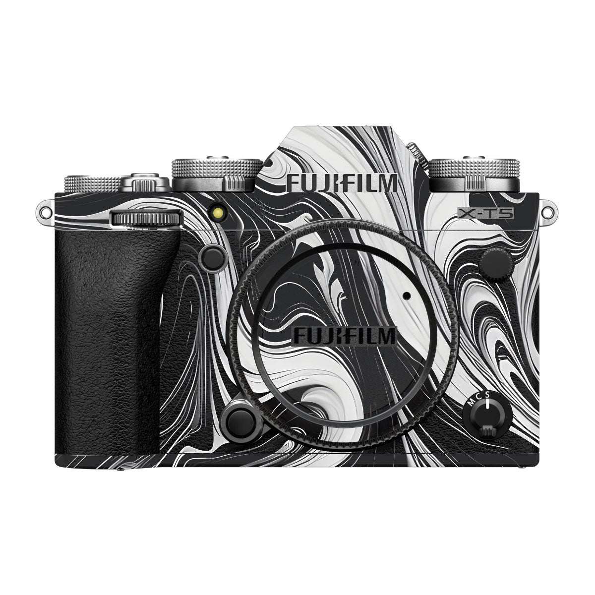 Black and White Marble FujiFilm X-T5 Camera Skin