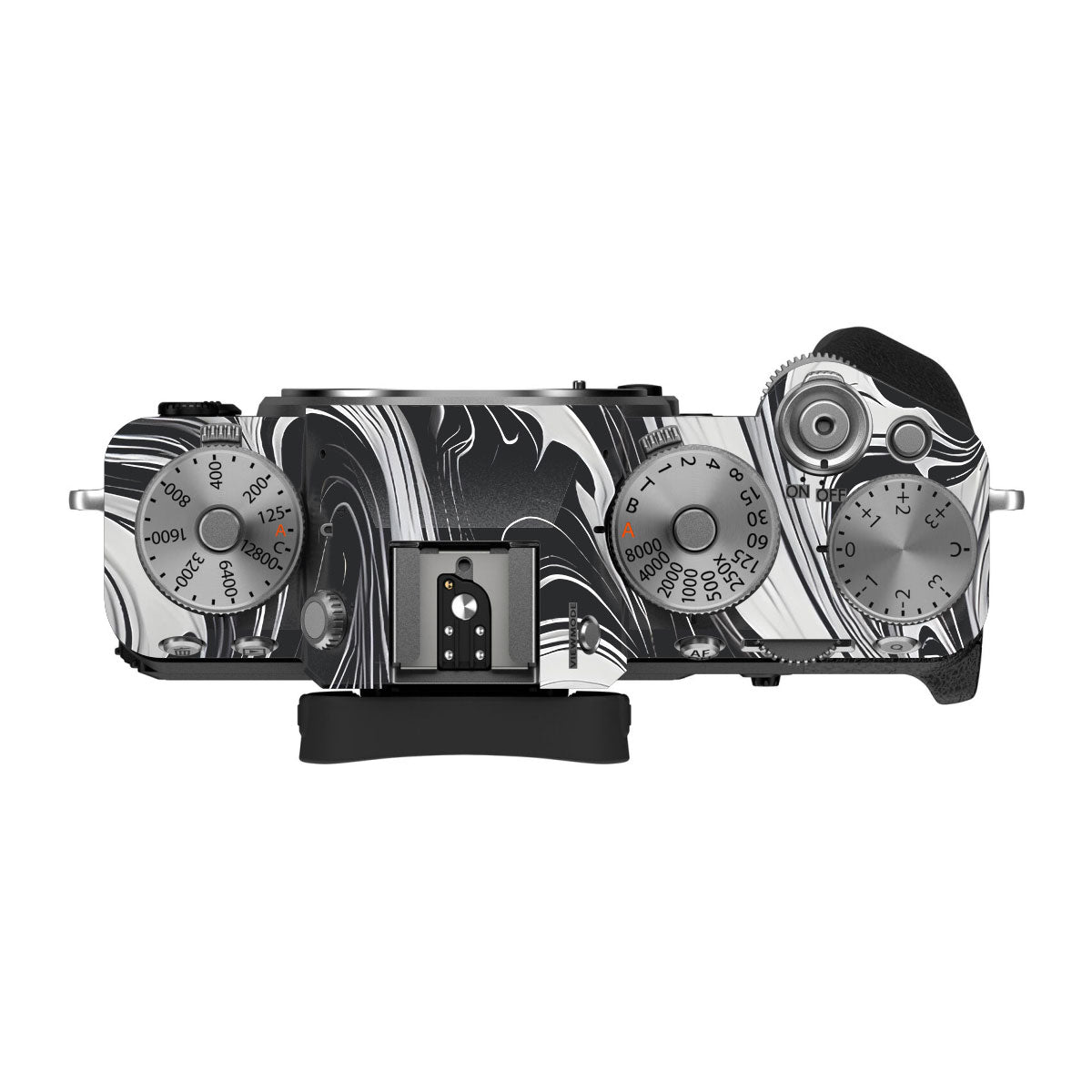 Black and White Marble FujiFilm X-T5 Camera Skin