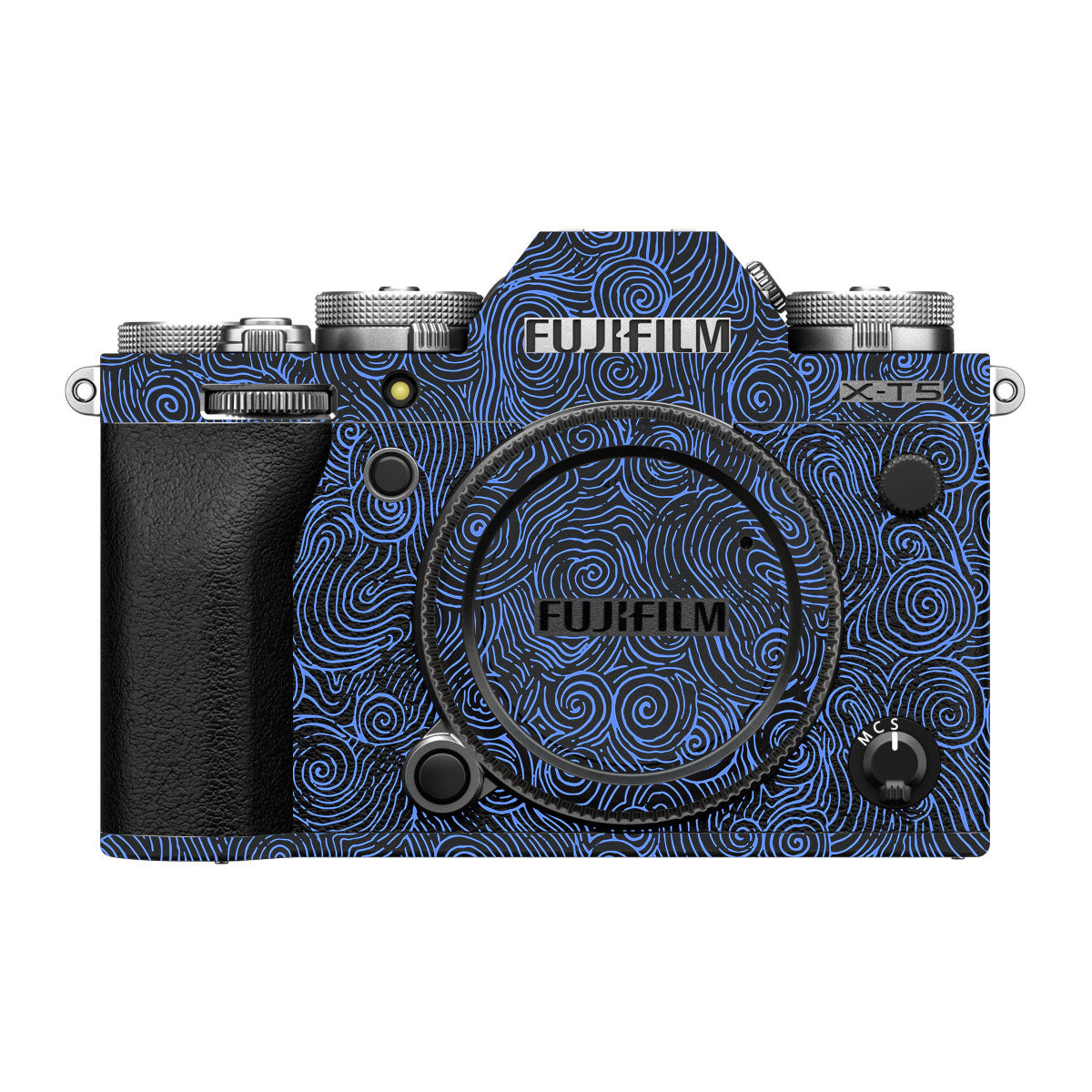 Blue Spirals FujiFilm X-T5 Camera Skin