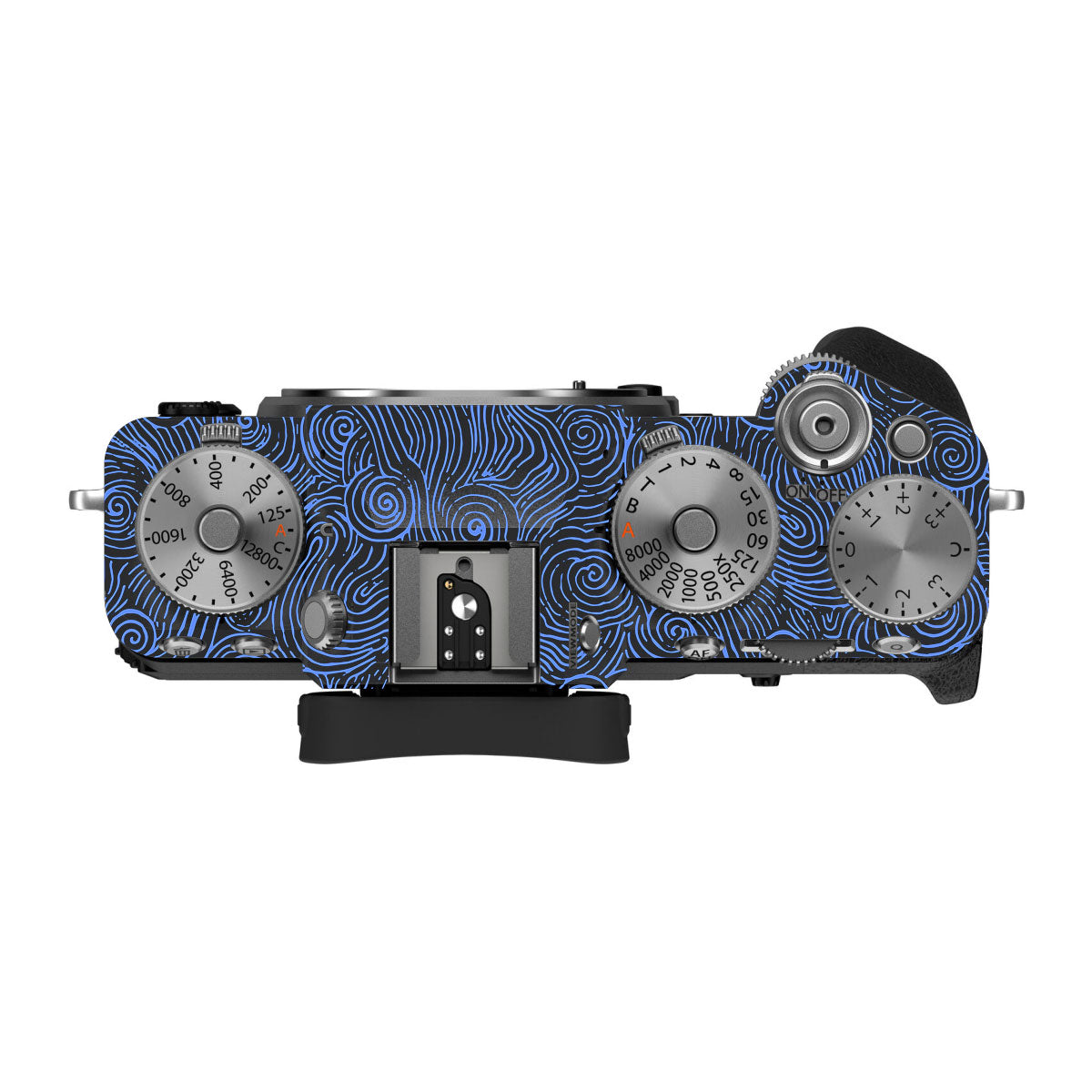 Blue Spirals FujiFilm X-T5 Camera Skin