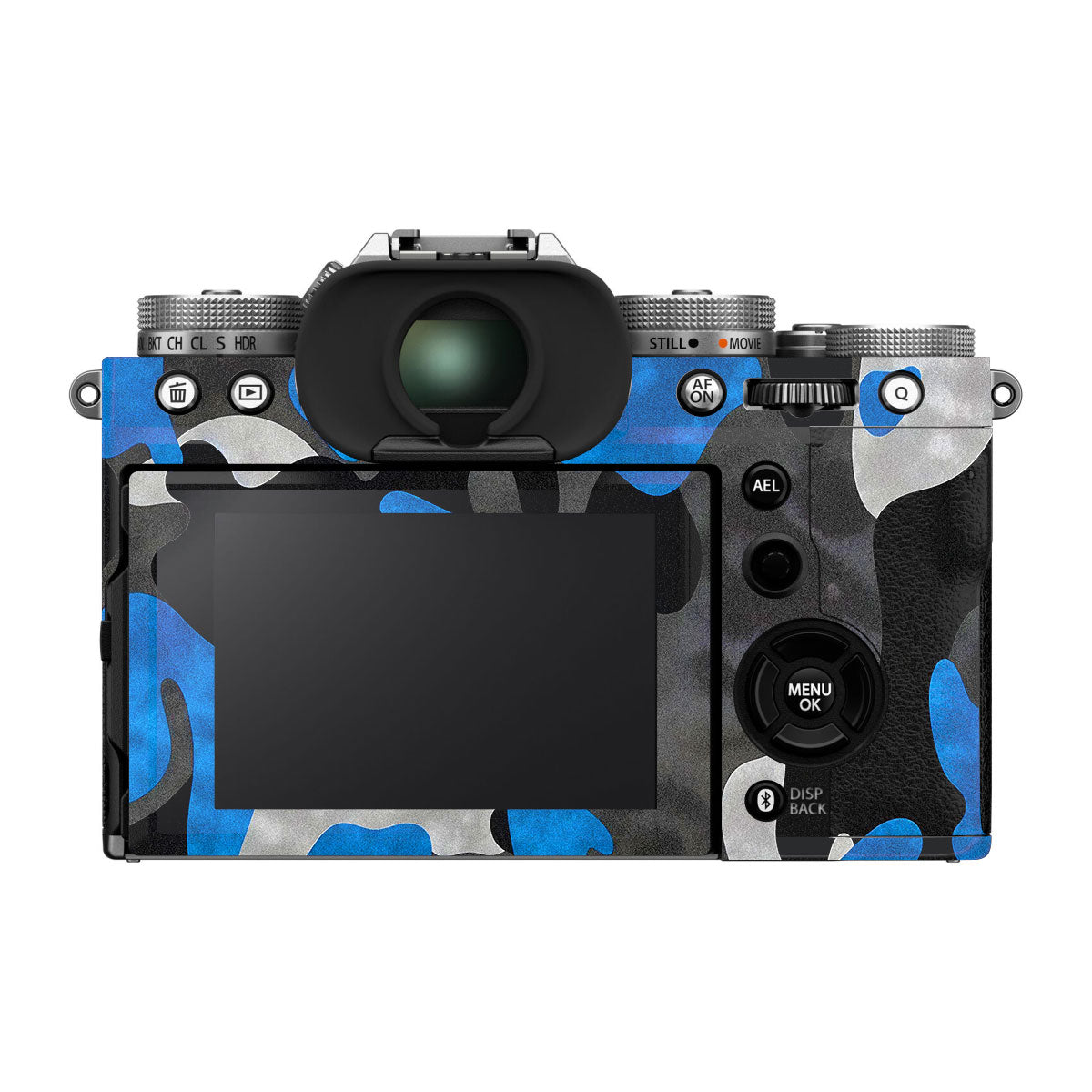 Blue Grey Camo FujiFilm X-T5 Camera Skin