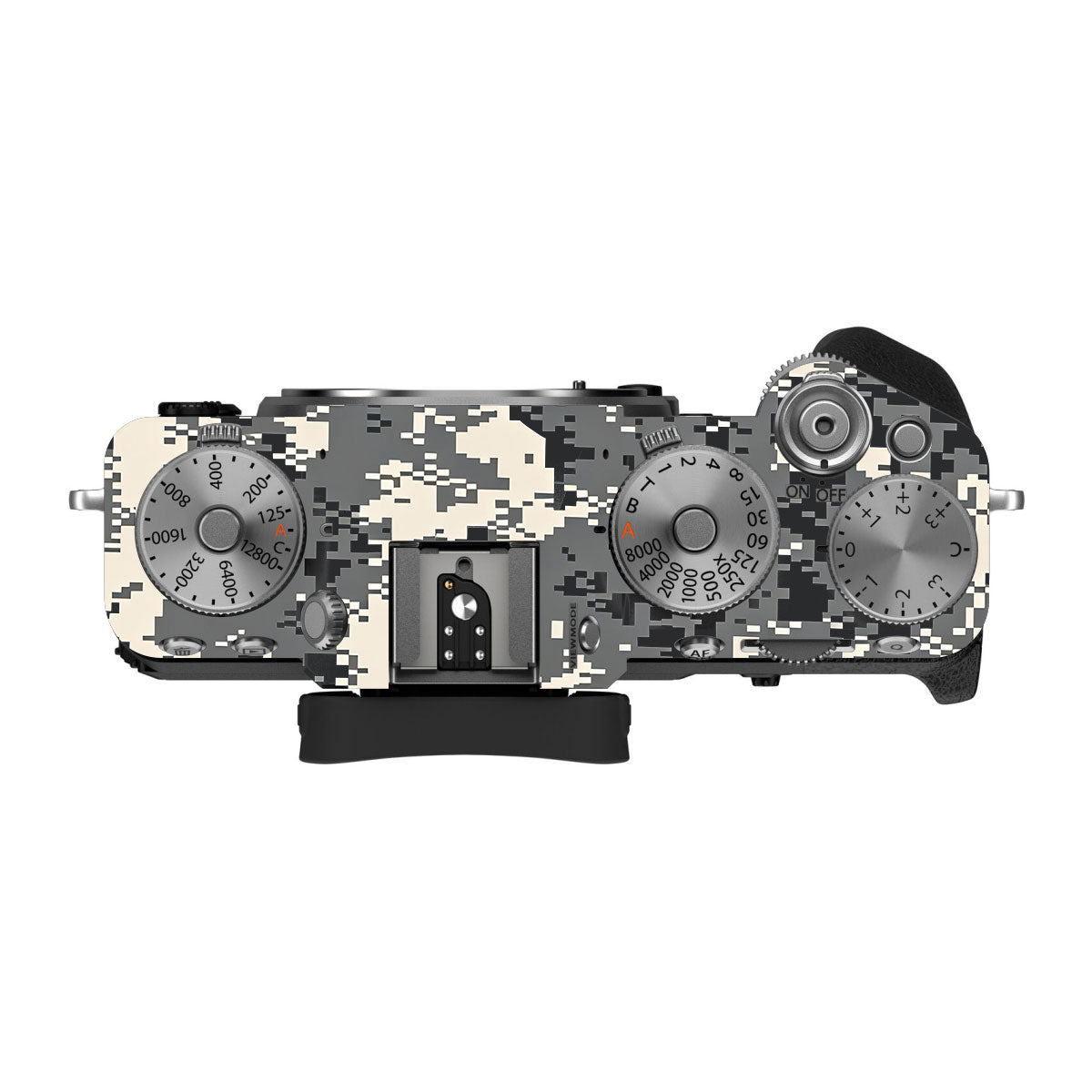 Grey Black Pixel FujiFilm X-T5 Camera Skin