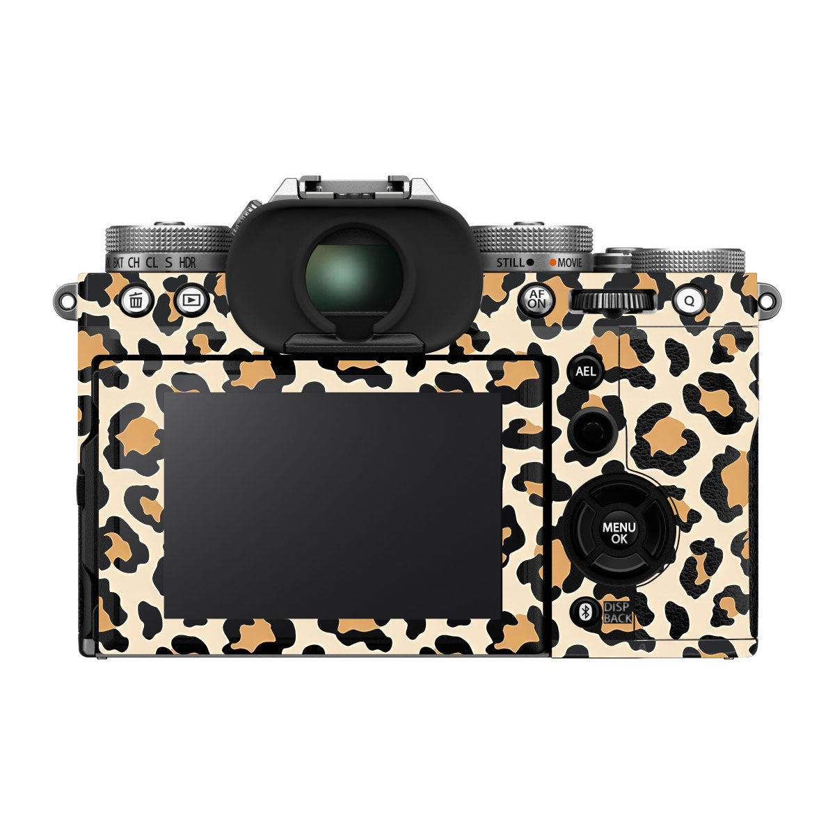 Sandy Leopard Spots FujiFilm X-T5 Camera Skin