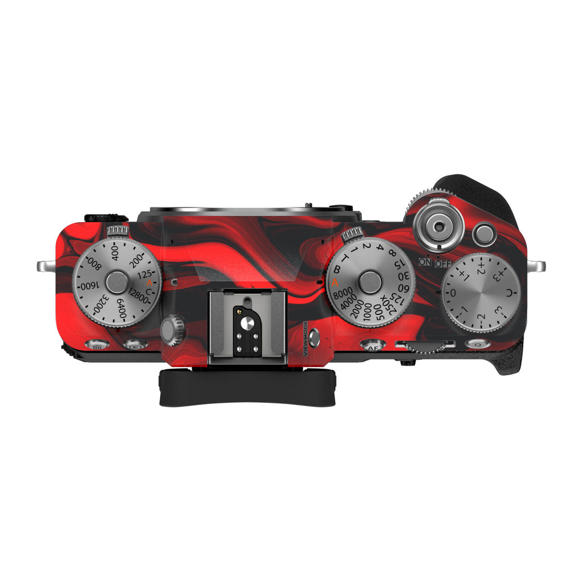Red Lava Flow FujiFilm X-T5 Camera Skin