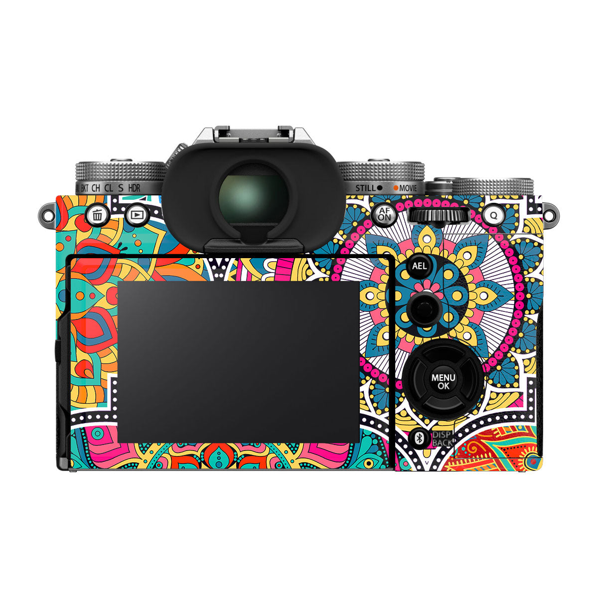 Boho Mandala Tile Pattern FujiFilm X-T5 Camera Skin