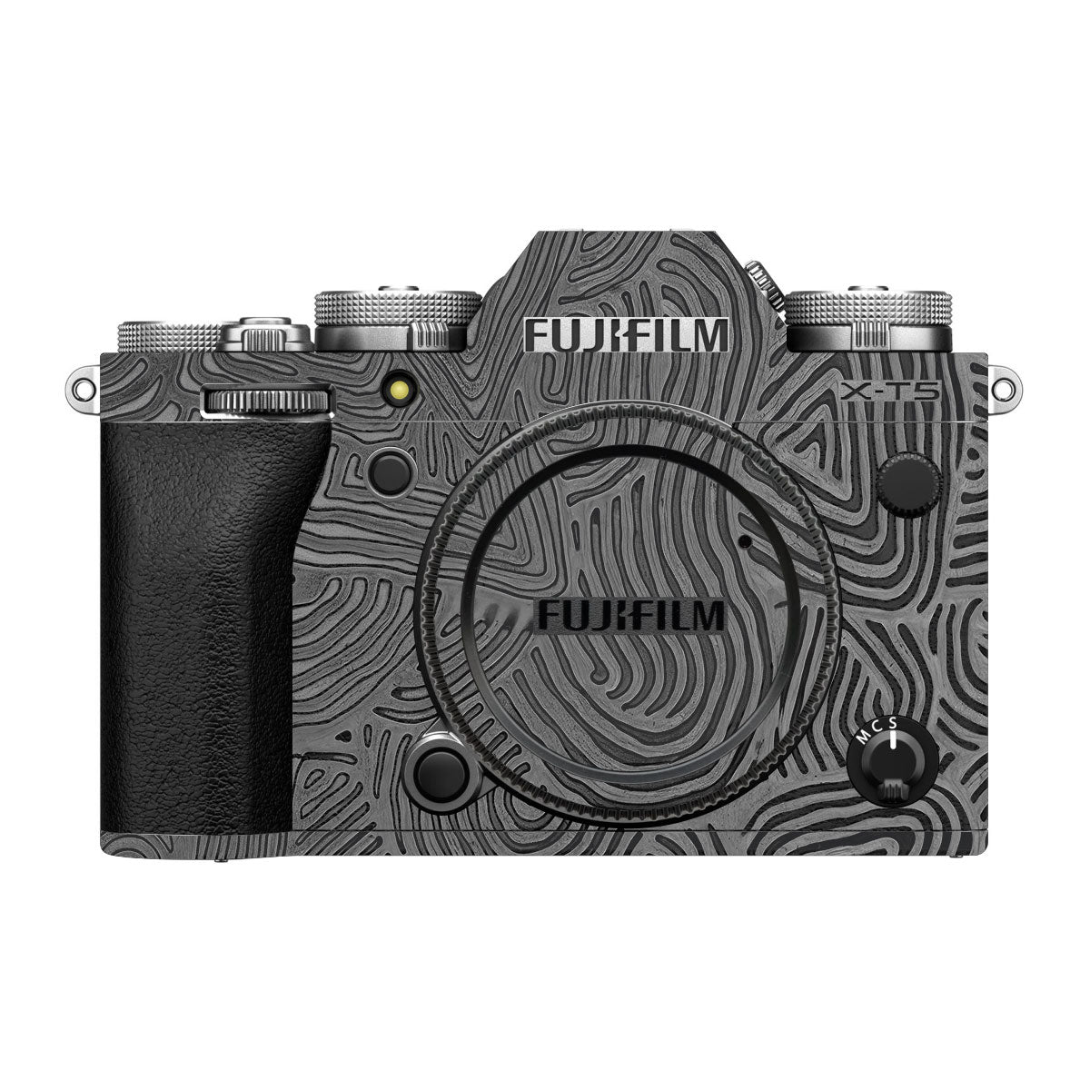 Monochrome Line Maze FujiFilm X-T5 Camera Skin