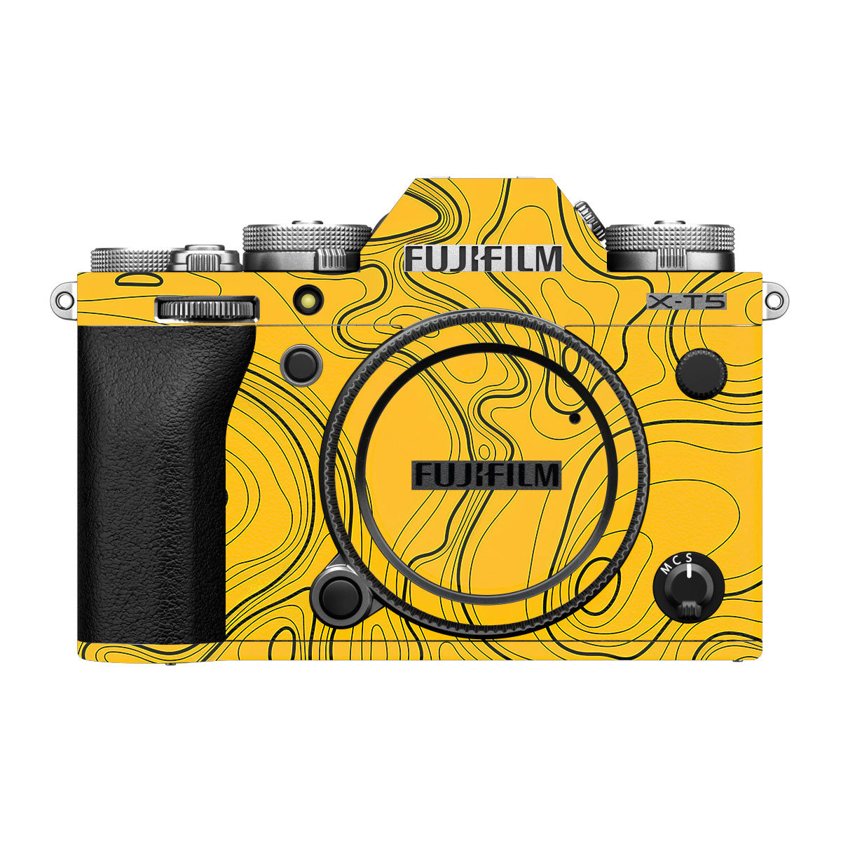 Topographic Map Pattern FujiFilm X-T5 Camera Skin