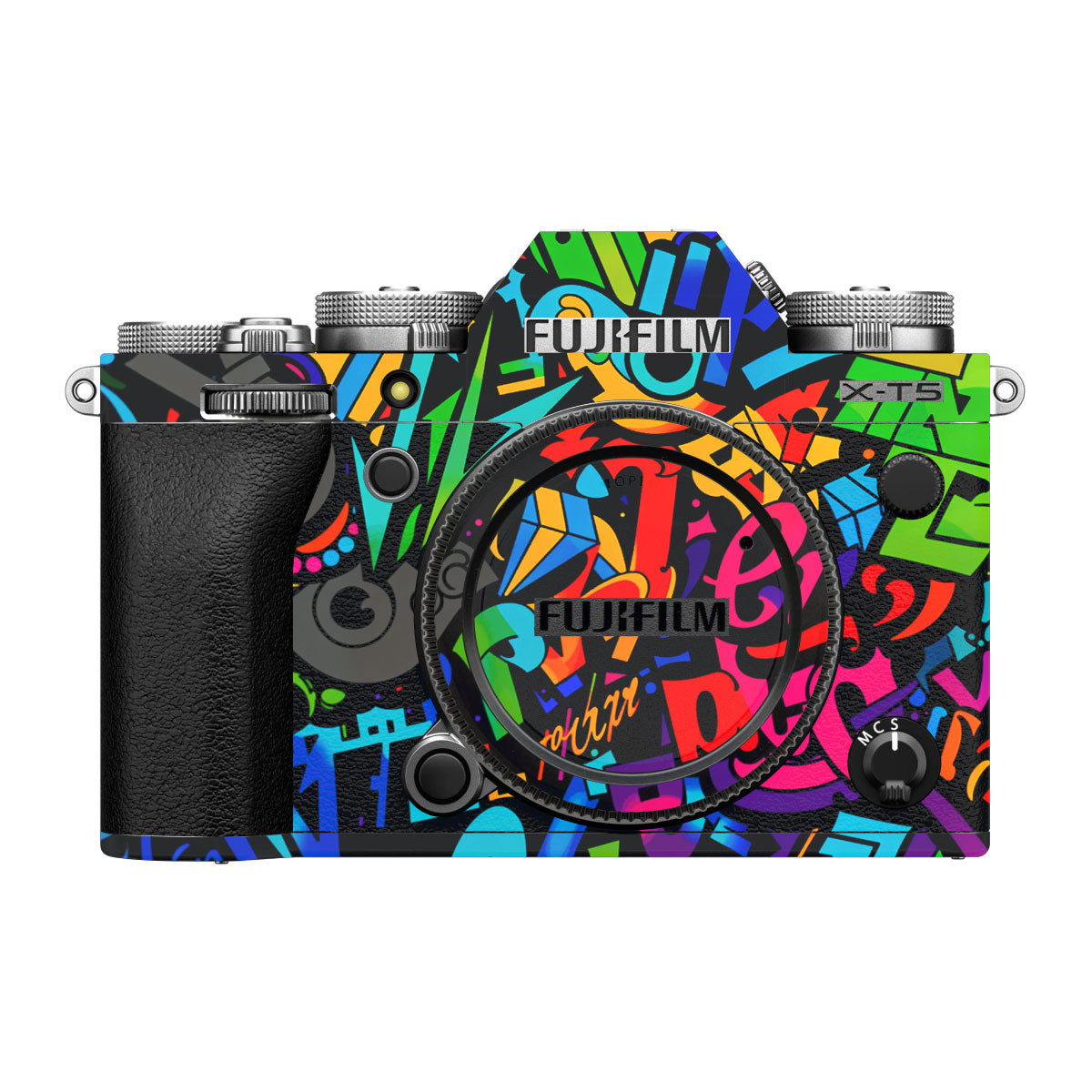 Colorful Urban Street Art Lettering FujiFilm X-T5 Camera Skin