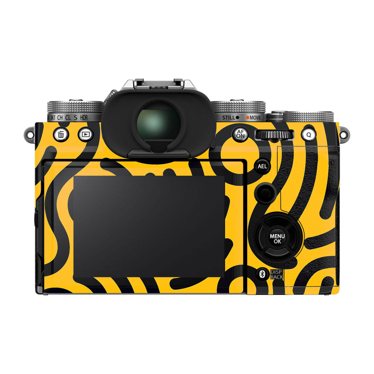 Minimal Yellow Wave FujiFilm X-T5 Camera Skin