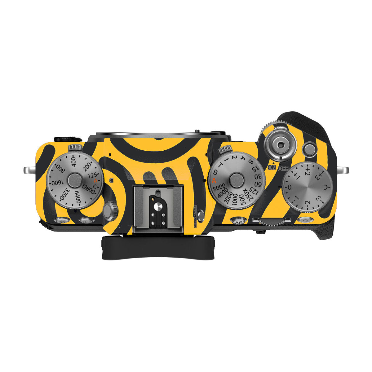 Minimal Yellow Wave FujiFilm X-T5 Camera Skin