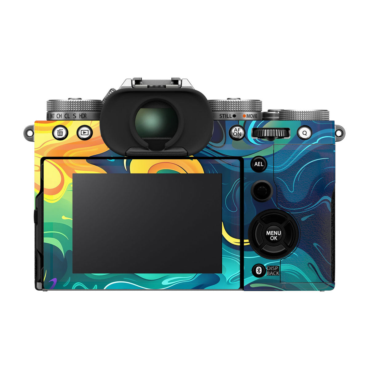 Rainbow Liquid Fusion FujiFilm X-T5 Camera Skin