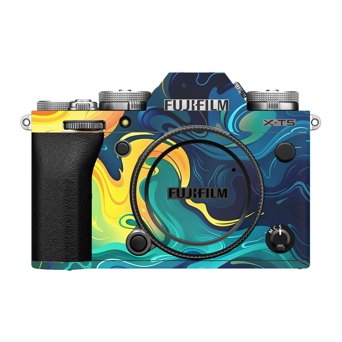 Rainbow Liquid Fusion FujiFilm X-T5 Camera Skin