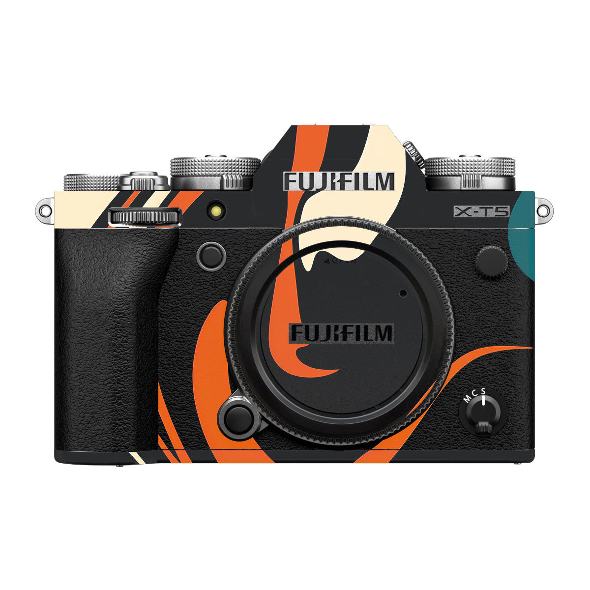 Mid-Century Abstract Swirl FujiFilm X-T5 Camera Skin