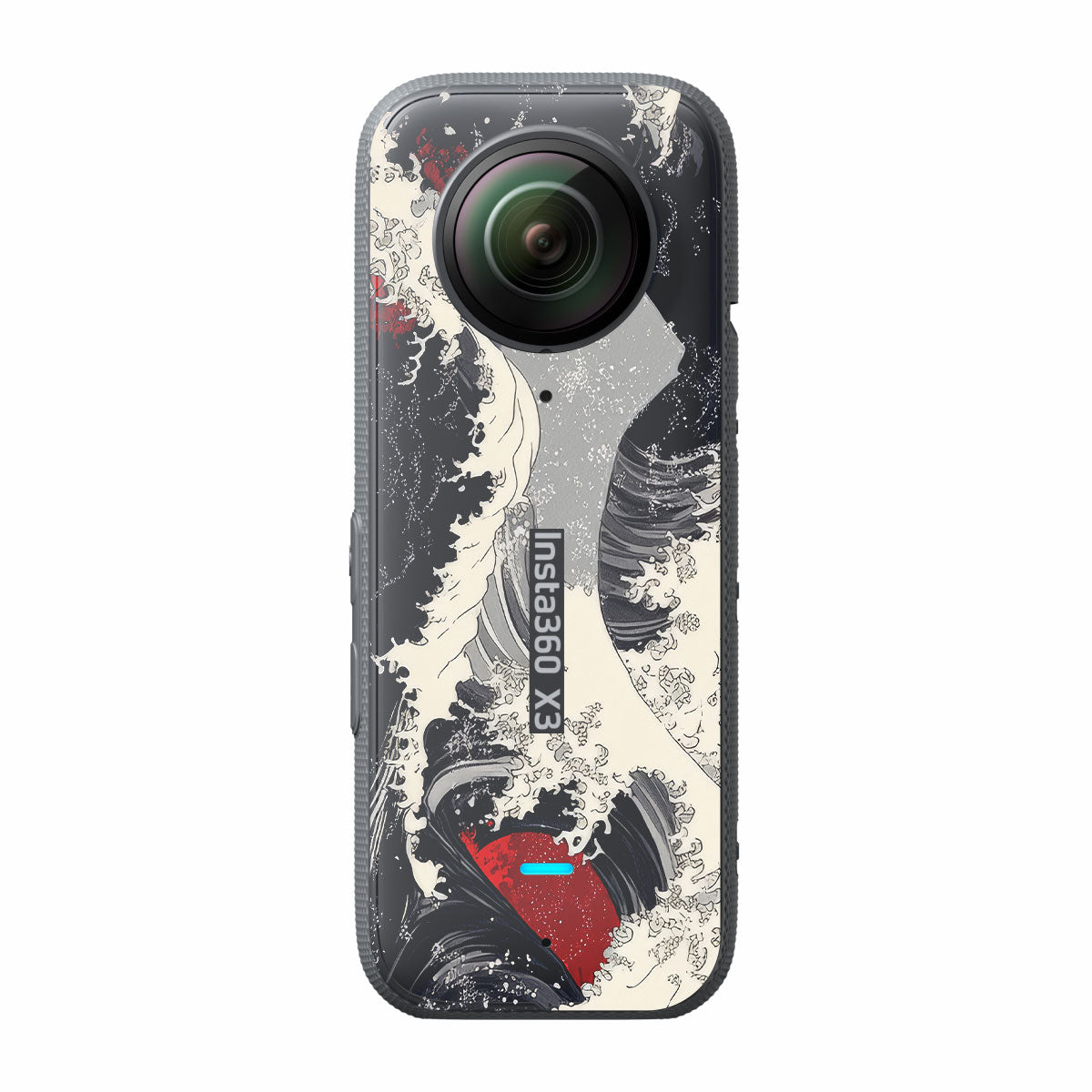 Abstract Waves Insta360 X3 Camera Skins
