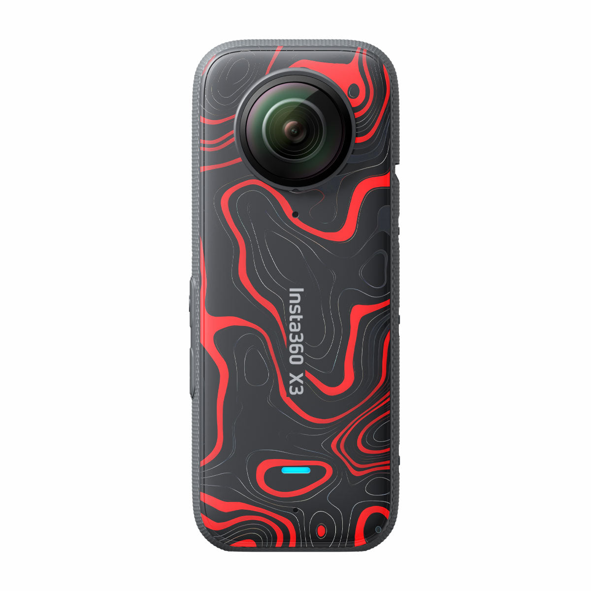 Crimson Waves Insta360 X3 Camera Skins