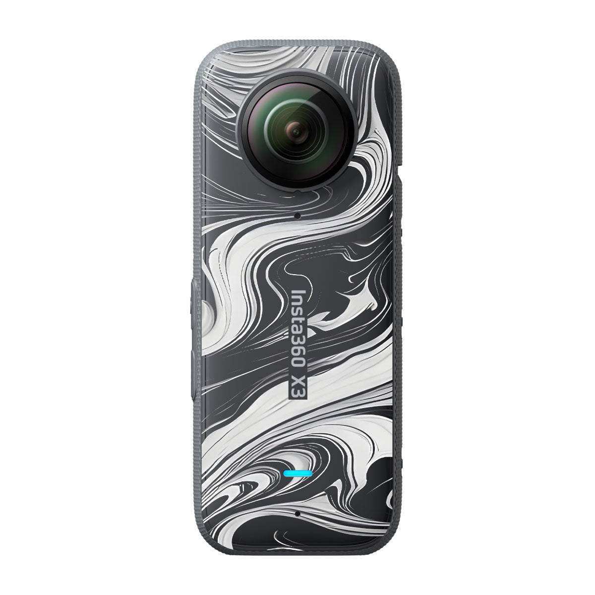 Black and White Marble Insta360 X3 Camera Skins