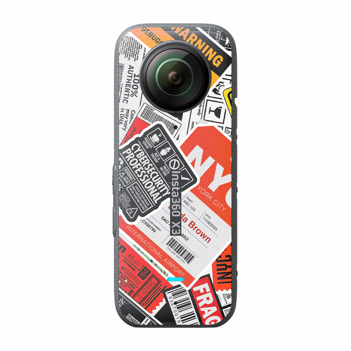 Tech Aesthetic Sticker Collage Insta360 X3 Camera Skins