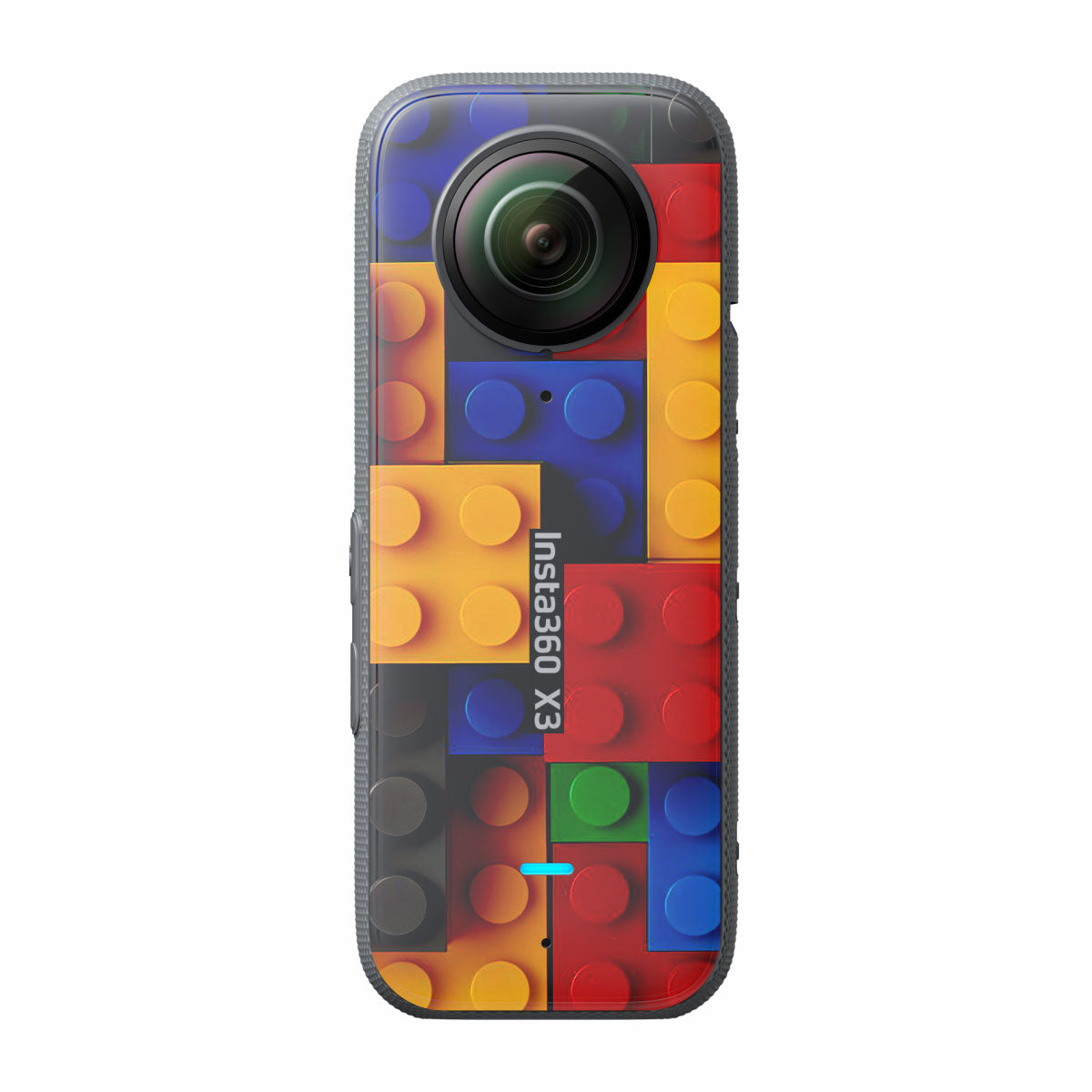 Colorful LEGO Brick Wall Pattern Insta360 X3 Camera Skins