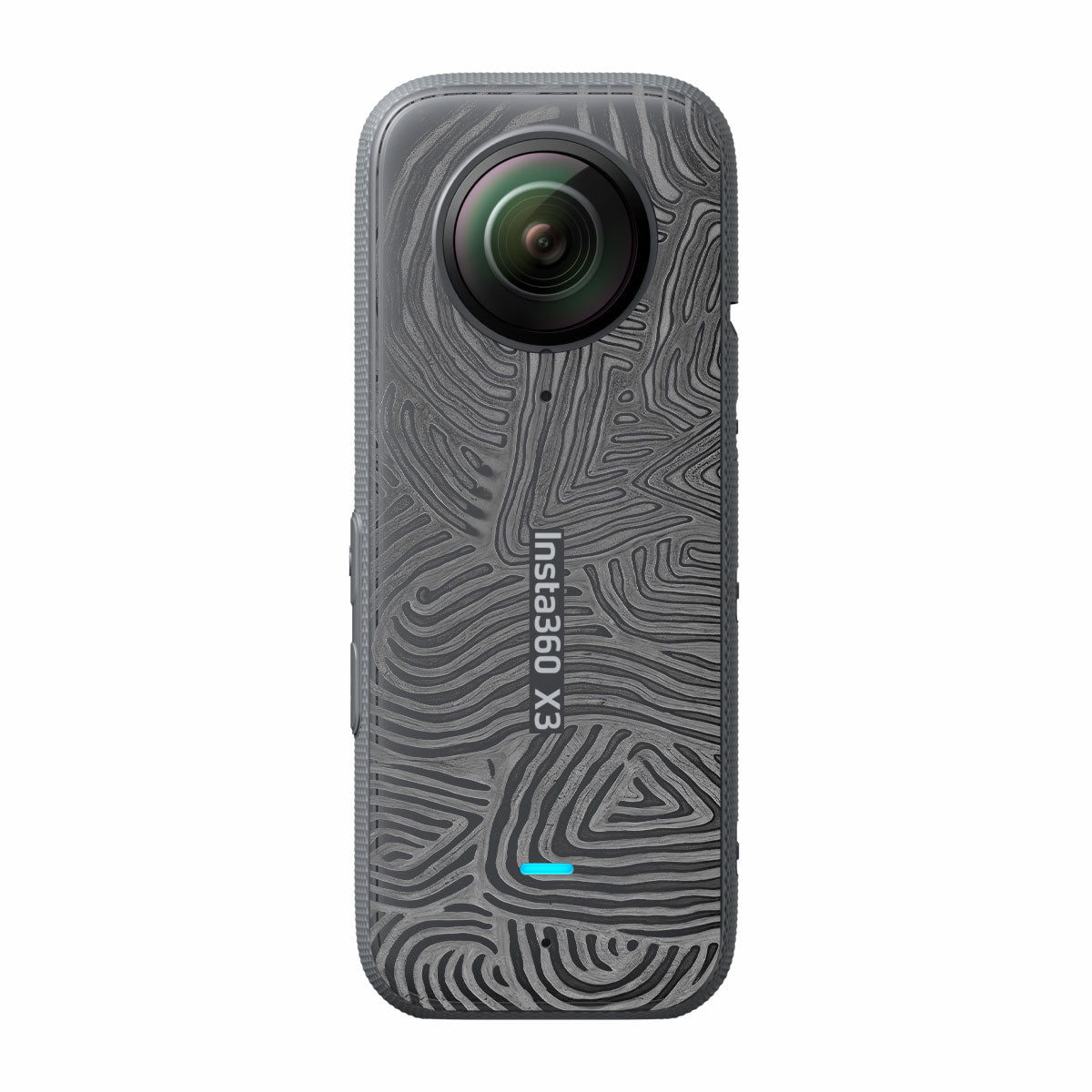 Monochrome Line Maze Insta360 X3 Camera Skins